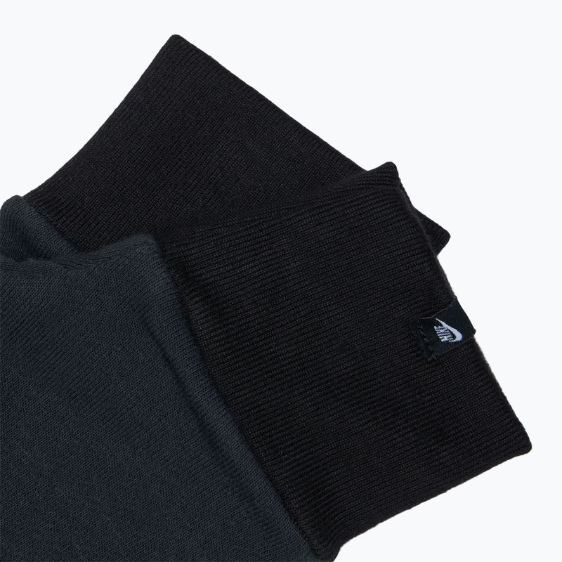 Rękawiczki do biegania damskie Nike Club Fleece black/white 5