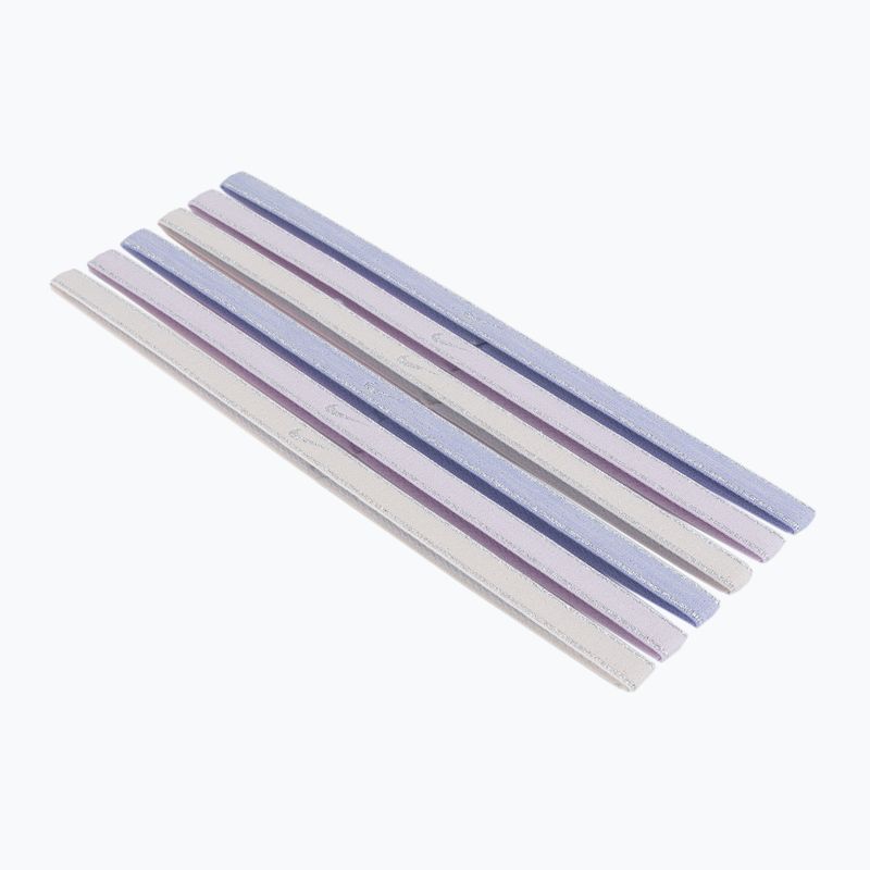 Opaski na głowę Nike Swoosh Sport Metalic 6 szt. light thistle/doll/sail