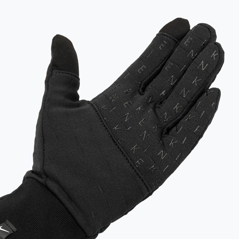 Rękawiczki do biegania męskie Nike Sphere 4.0 RG black/silver 4