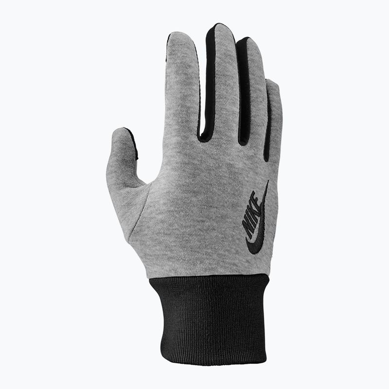 Rękawiczki do biegania damskie Nike Club Fleece grey heather/black/black 6