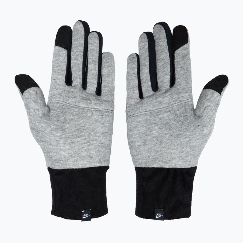 Rękawiczki do biegania damskie Nike Club Fleece grey heather/black/black 3