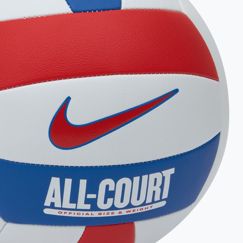 Piłka do siatkówki Nike All Court Volleyball white/university red/game royal/university red rozmiar 5 3