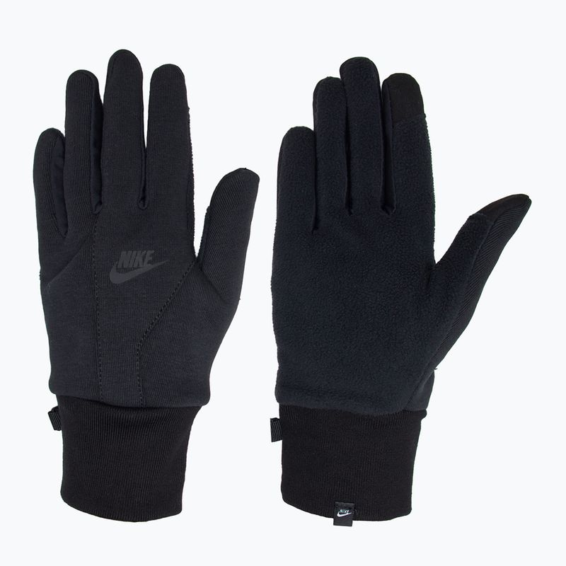Rękawiczki do biegania męskie Nike Tech Fleece 2.0 black/black/black