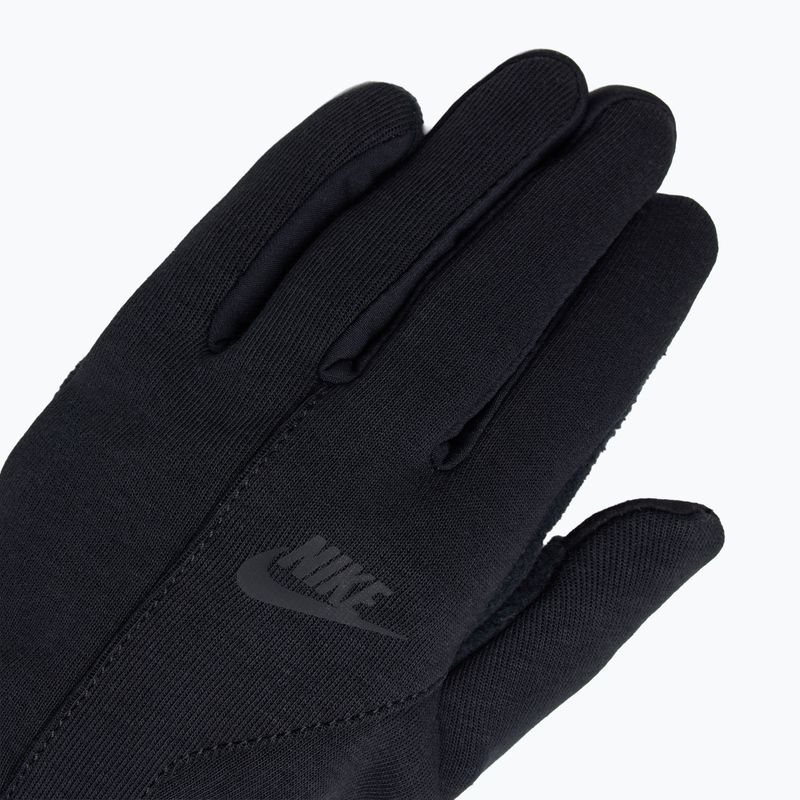 Rękawiczki do biegania męskie Nike Tech Fleece 2.0 black/black/black 4