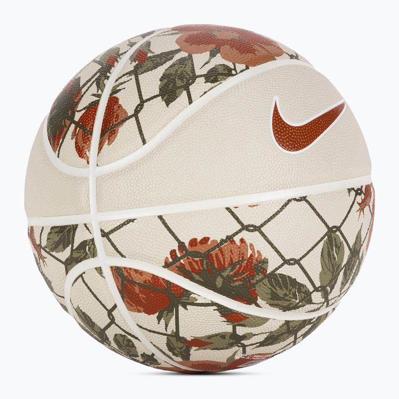 Piłka do koszykówki Nike 8P PRM Energy Deflated lt orewood brn/white/white/burnt sunrise rozmiar 7 2