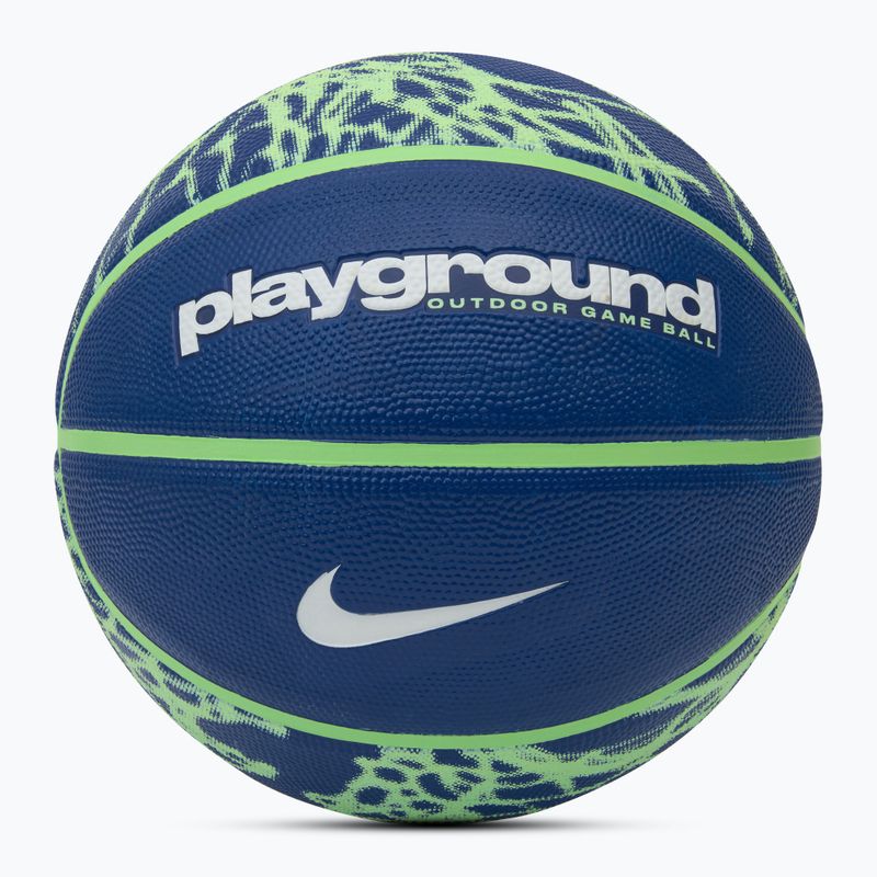 Piłka do koszykówki Nike Everyday Playground 8P Graphic Deflated deep royal blue/vapor green/white rozmiar 4