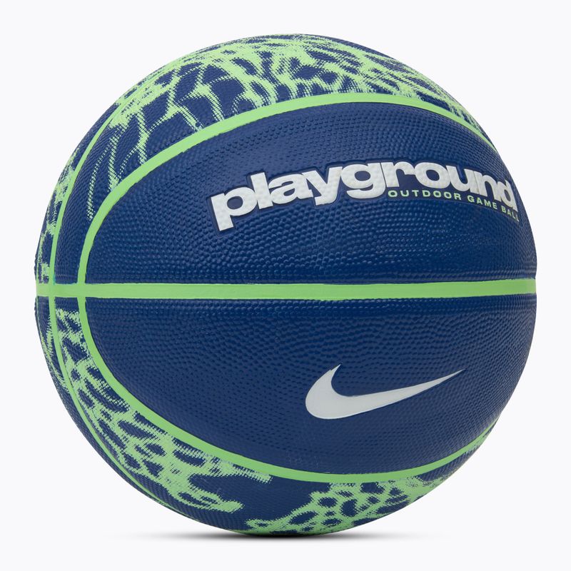Piłka do koszykówki Nike Everyday Playground 8P Graphic Deflated deep royal blue/vapor green/white rozmiar 4 2