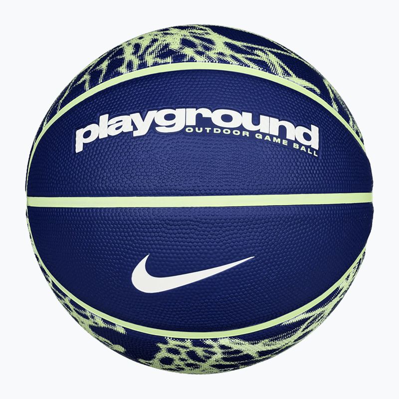 Piłka do koszykówki Nike Everyday Playground 8P Graphic Deflated deep royal blue/vapor green/white rozmiar 4 4