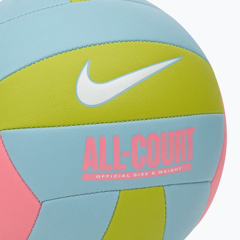Piłka do siatkówki Nike All Court Volleyball coral chalk/ocean bliss/bright cactus/white rozmiar 5 3
