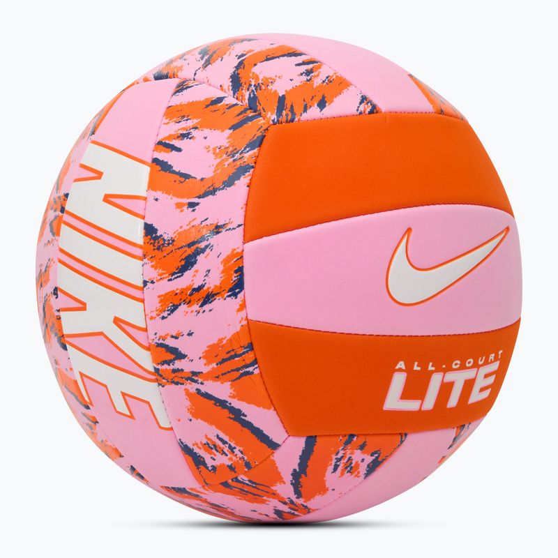 Piłka do siatkówki Nike All Court Lite Volleyball pink rise/safety orange/white rozmiar 5 2