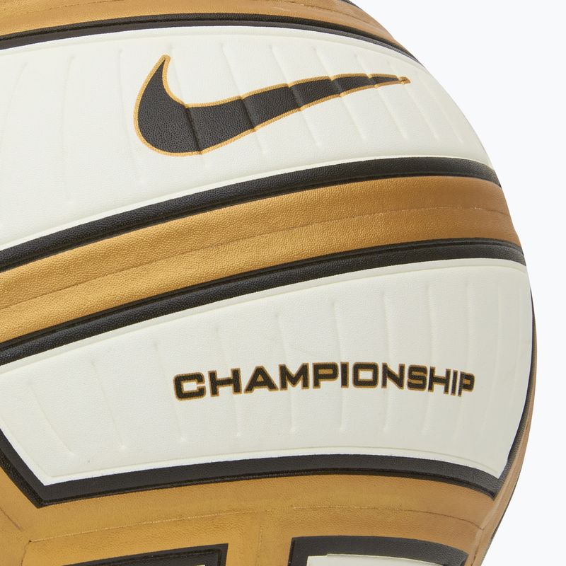 Piłka do siatkówki Nike Championship Volleyball metallic gold/white/metallic gold/black rozmiar 5 3