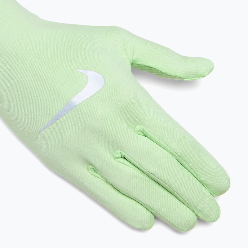 Rękawiczki do biegania Nike Pacer Liner RG vapor green/silver 4