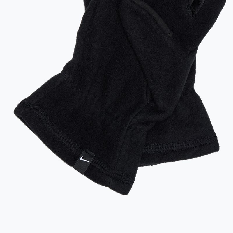 Rękawiczki do biegania damskie Nike One Therma-Fit Fleece black/white 5