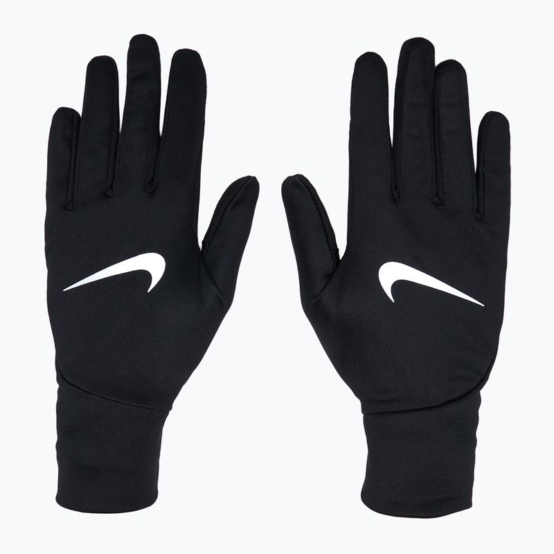 Rękawiczki do biegania damskie Nike Pacer Lightweight RG black/black/silver 2