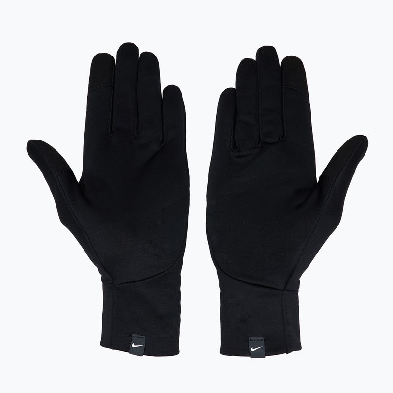 Rękawiczki do biegania damskie Nike Pacer Lightweight RG black/black/silver 3