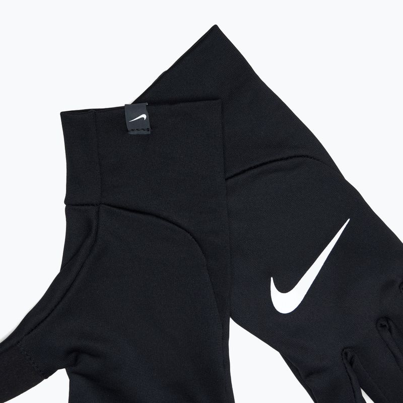 Rękawiczki do biegania damskie Nike Pacer Lightweight RG black/black/silver 5