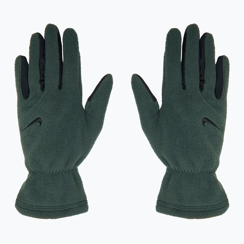 Rękawiczki do biegania damskie Nike One Therma-Fit Fleece vintage green/black 2
