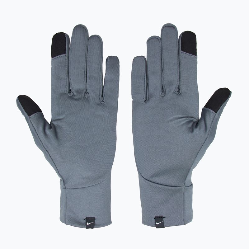 Rękawiczki do biegania męskie Nike Pacer Lightweight RG smoke grey/smoke grey/silver 3