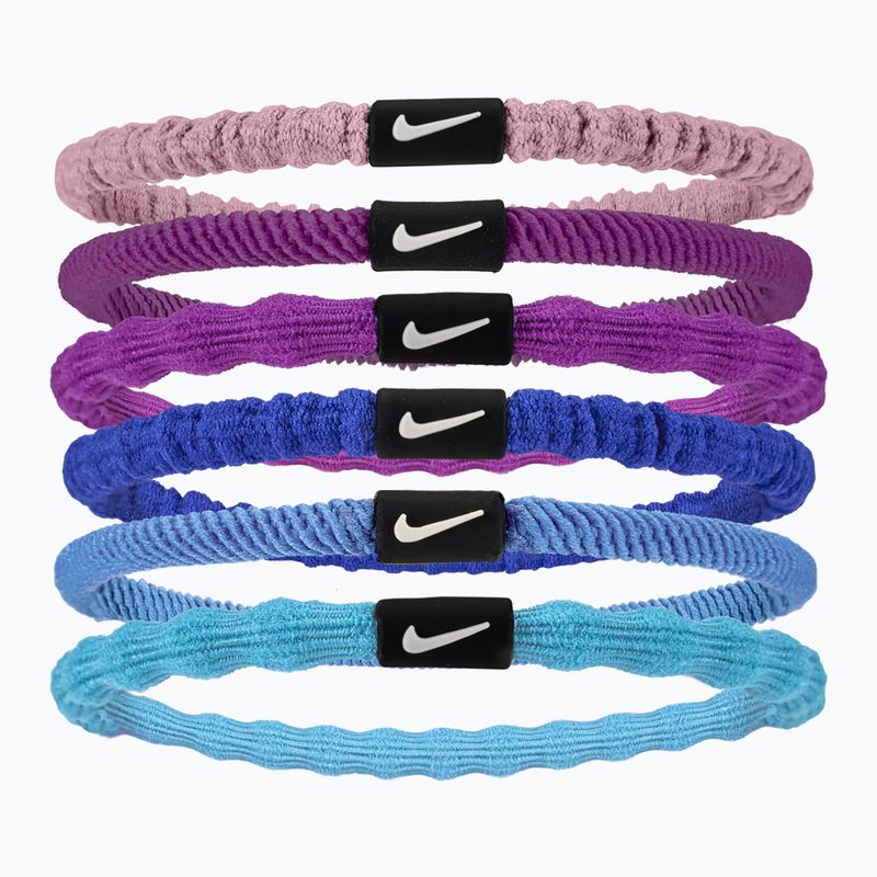 Gumki do włosów Nike Flex Hair Tie 6 szt. elemental pink/bold berry/white