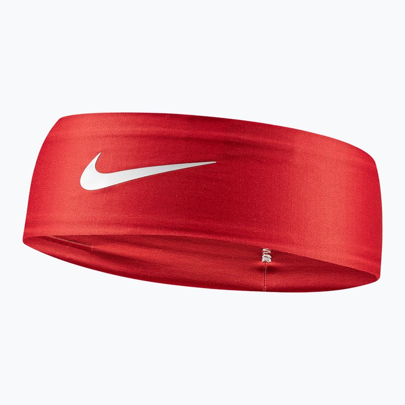Opaska na głowę Nike Dri-Fit Fury Classic Headband university red/white/white