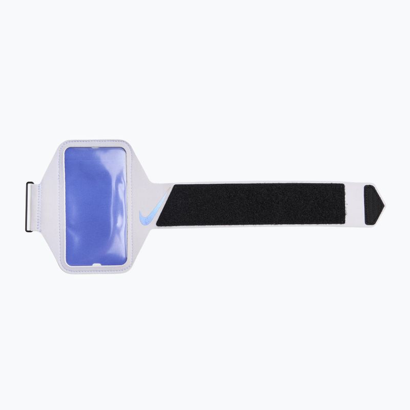 Opaska na telefon do biegania Nike Lean Arm Band Regular ghost/black/comet blue