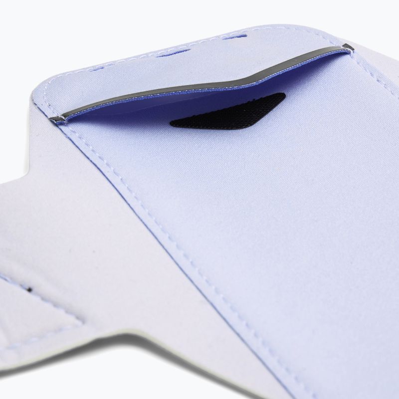 Opaska na telefon do biegania Nike Lean Arm Band Regular ghost/black/comet blue 4