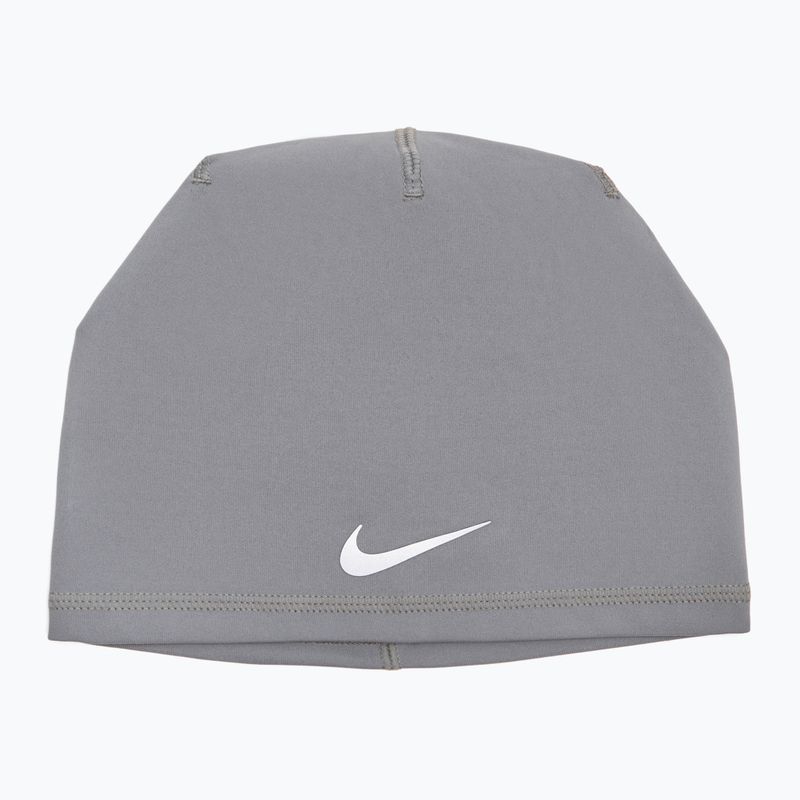 Czapka Nike Dri-Fit Peak Uncuffed Beanie smoke grey/silver