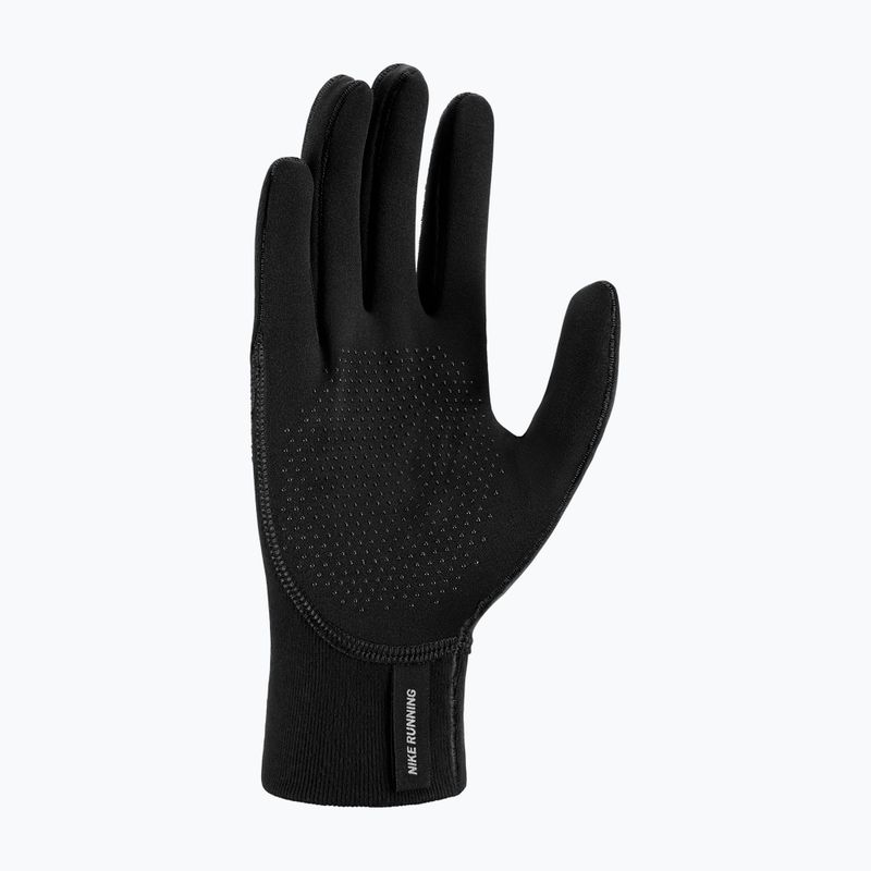 Rękawiczki do biegania męskie Nike Therma-Fit Pacer Sphere Midweight RG black/black/silver 9