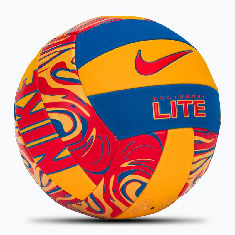 Piłka do siatkówki Nike All Court Lite Volleyball laser orange/hyper royal/bright crimson rozmiar 5 2