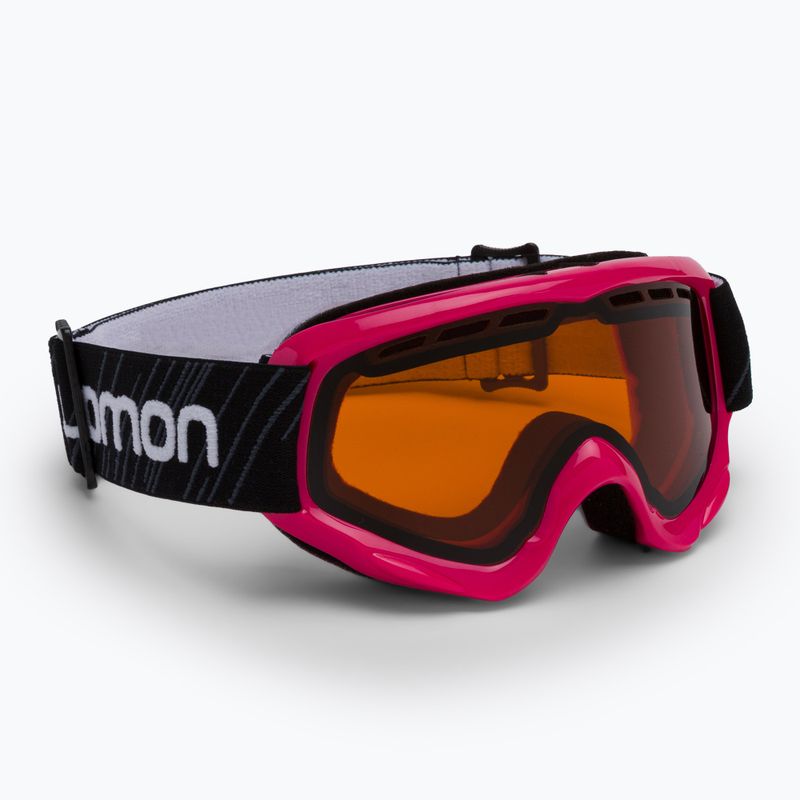 Gogle narciarskie dziecięce Salomon Juke Access Jr pink/tonic orange