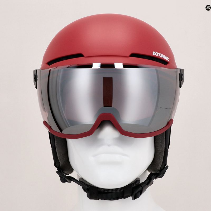 Kask narciarski Atomic Savor Visor Stereo dark red 9