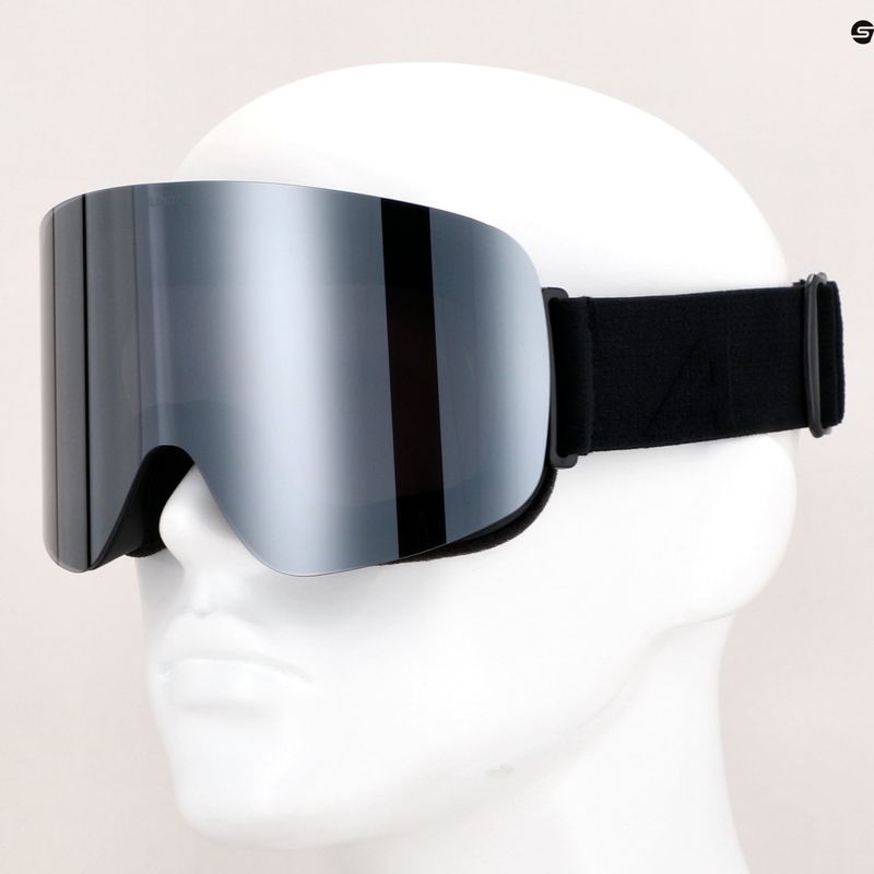 Gogle narciarskie Alpina Penken black matt/black mirror 5
