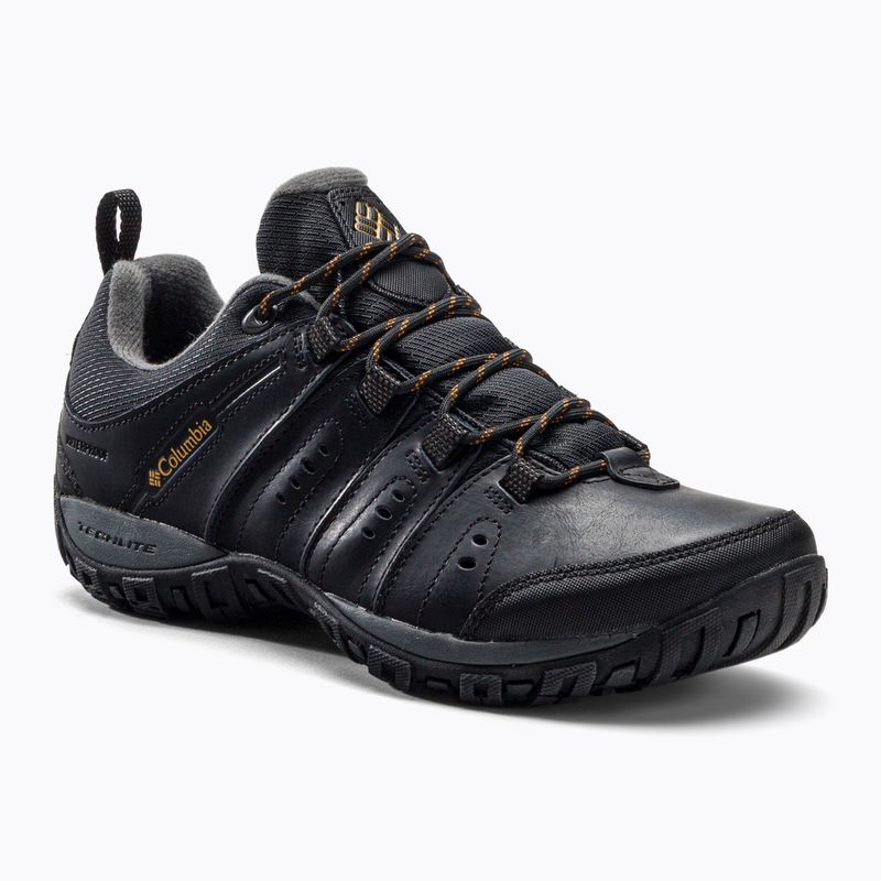 Buty turystyczne męskie Columbia Woodburn II Waterproof black/caramel