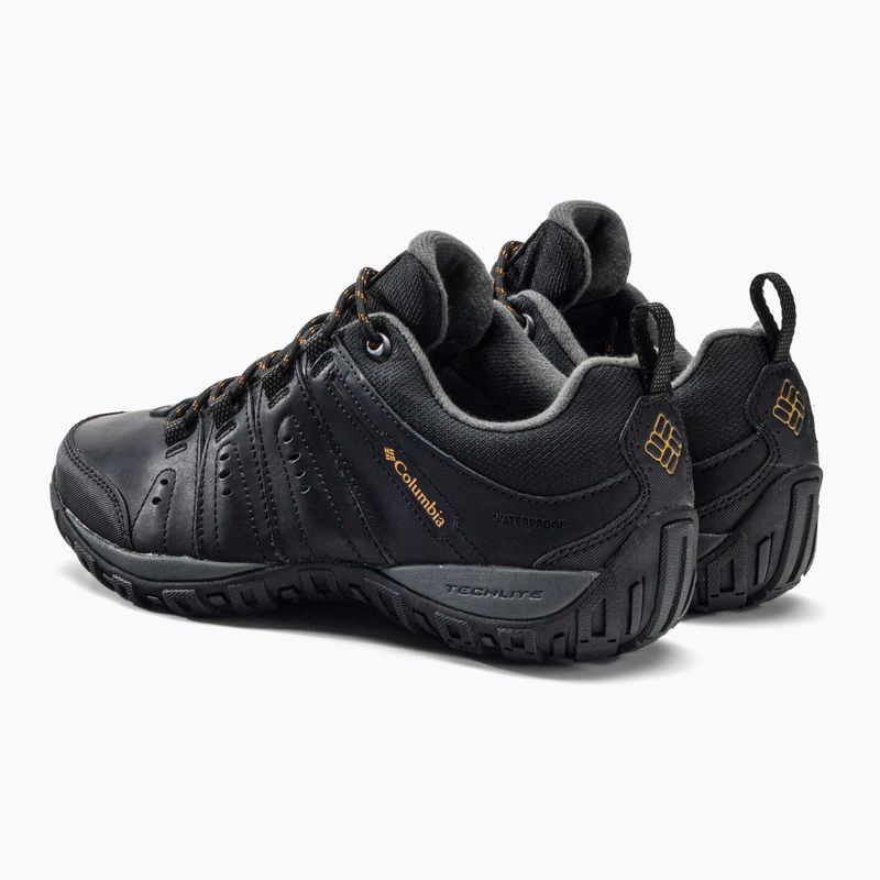 Buty turystyczne męskie Columbia Woodburn II Waterproof black/caramel 3