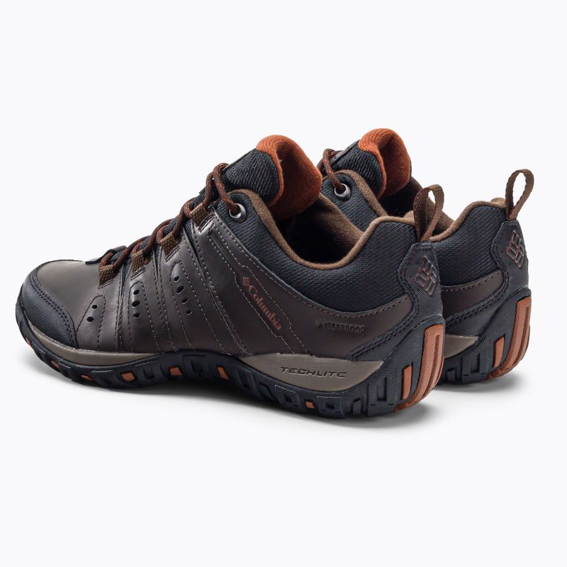 Buty turystyczne męskie Columbia Woodburn II Waterproof cordovan/cinnamon 3