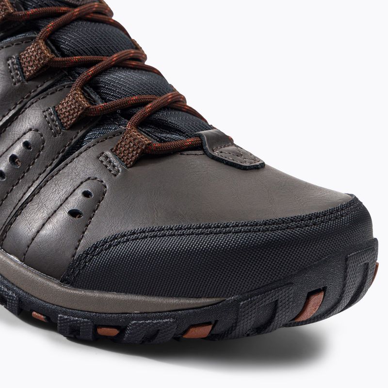 Buty turystyczne męskie Columbia Woodburn II Waterproof cordovan/cinnamon 8