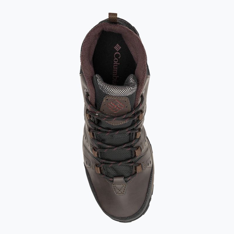Buty męskie Columbia Woodburn II Chukka WP Omni-Heat cordovan/garnet red 6