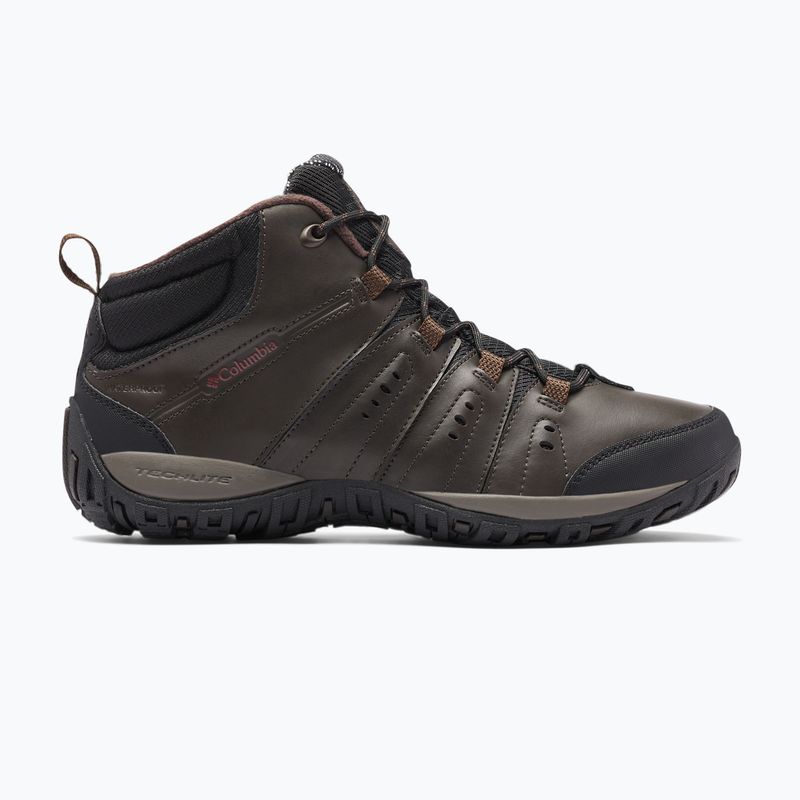 Buty męskie Columbia Woodburn II Chukka WP Omni-Heat cordovan/garnet red 12
