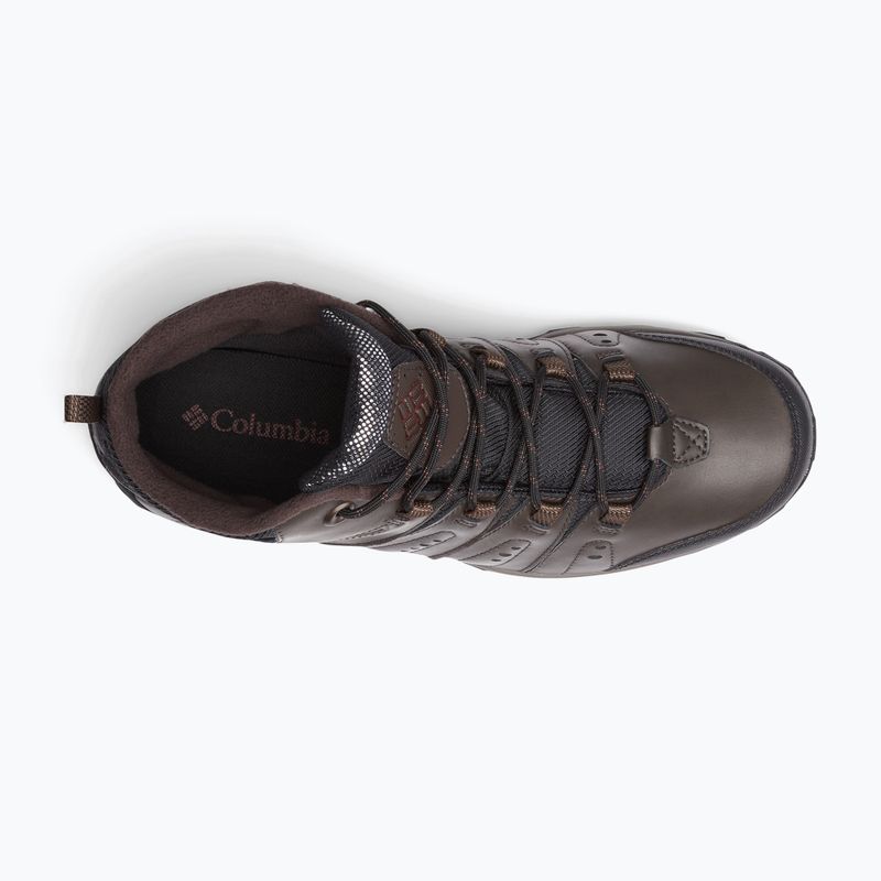 Buty męskie Columbia Woodburn II Chukka WP Omni-Heat cordovan/garnet red 16