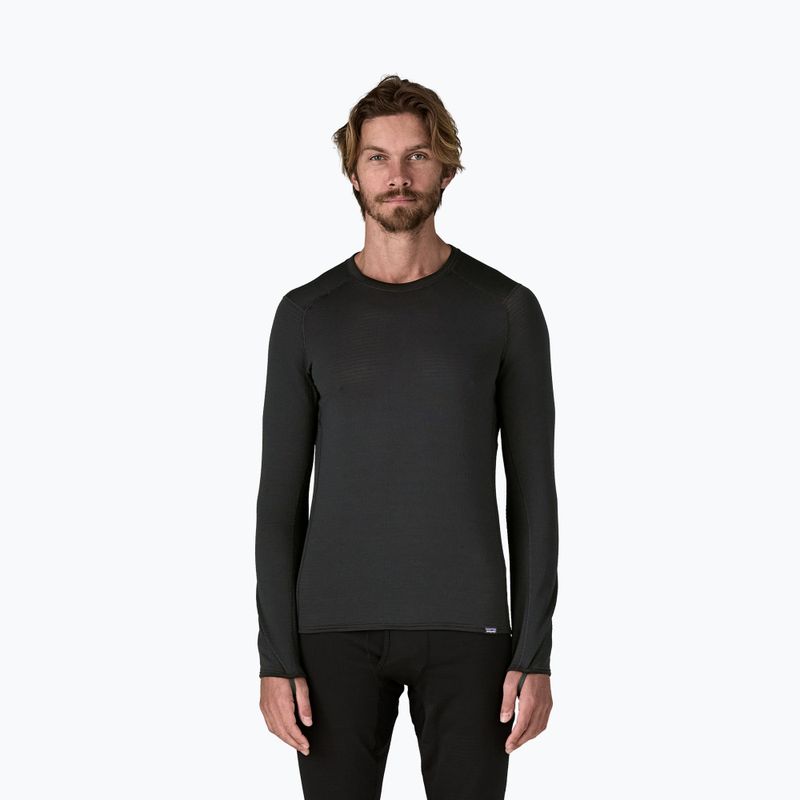Bluza termoaktywna męska Patagonia Cap Termal Weight Crew black