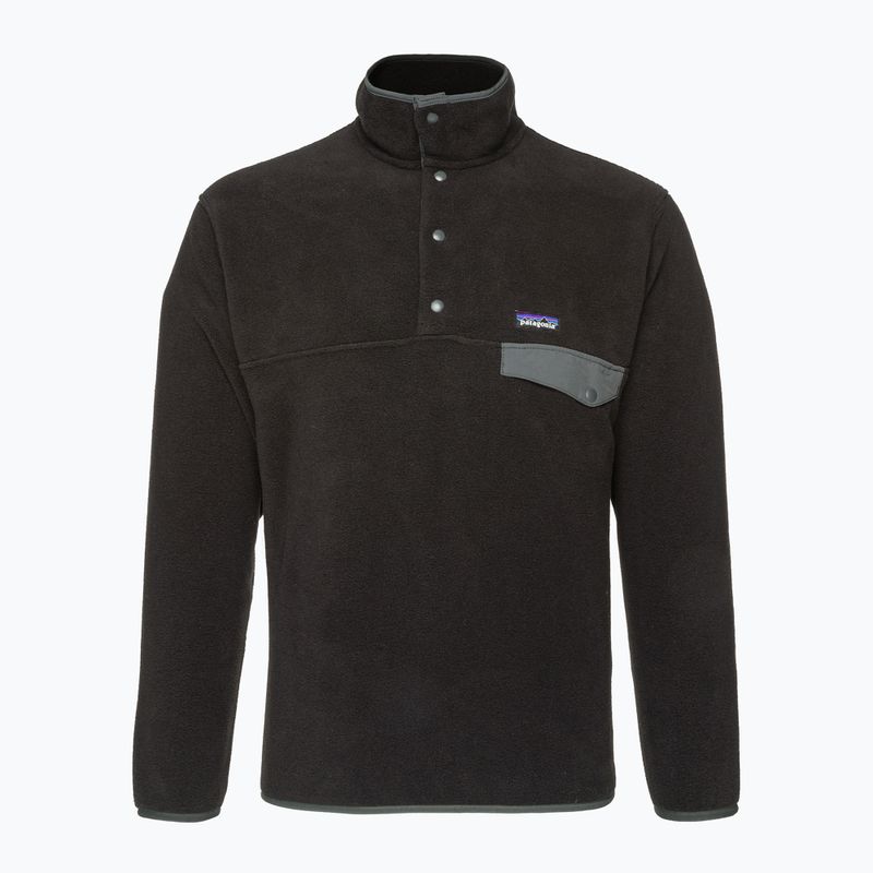 Bluza polarowa męska Patagonia Synch Snap-T P/O black w/forge grey 3