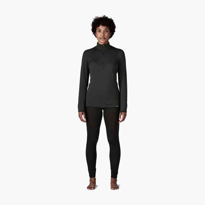 Bluza damska Patagonia Cap Termal Weight Zip Neck black 2