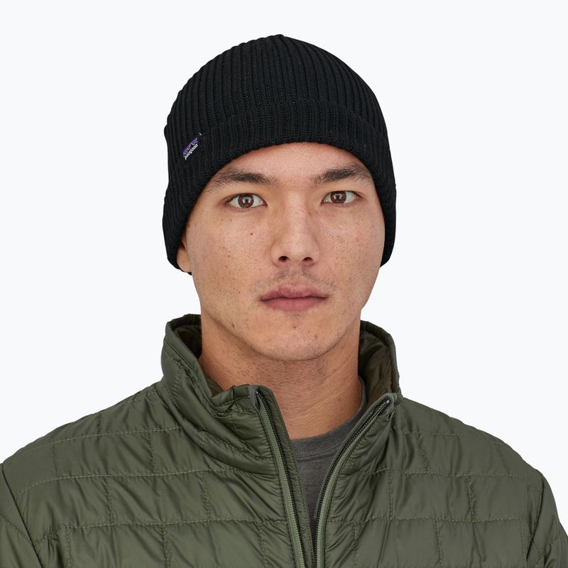 Czapka zimowa Patagonia Fishermans Rolled Beanie black 2