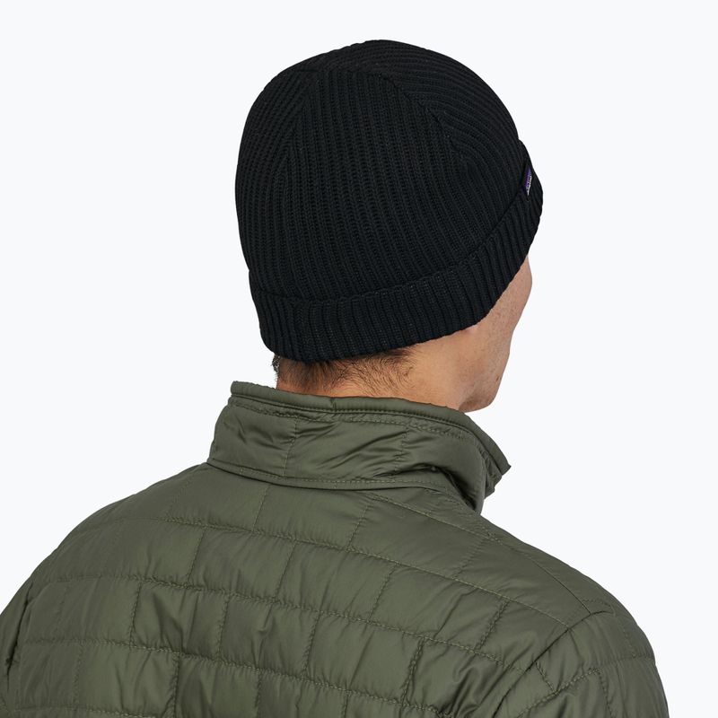 Czapka zimowa Patagonia Fishermans Rolled Beanie black 3