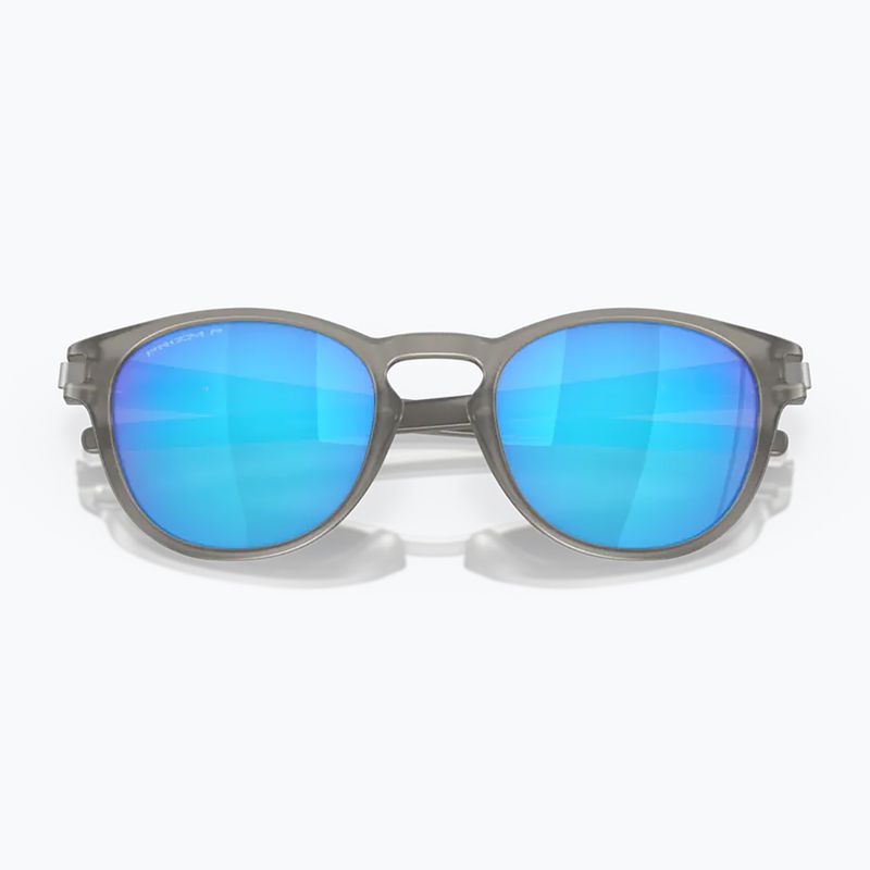 Okulary przeciwsłoneczne Oakley Latch matte grey ink/prizm sapphire polarized 10