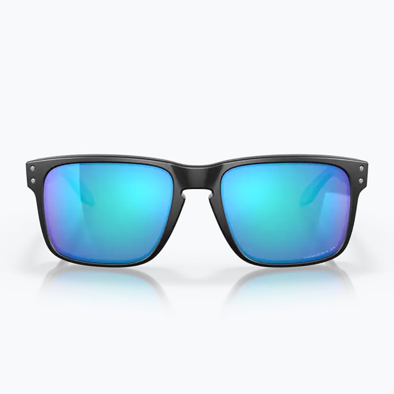 Okulary przeciwsłoneczne Oakley Holbrook matte black/prizm sapphire polarized 7