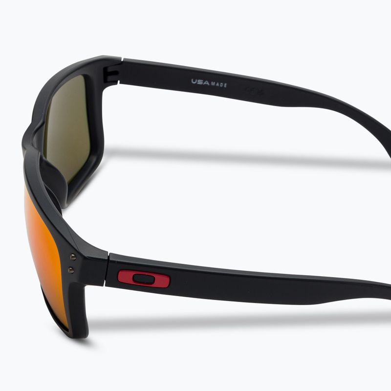 Okulary przeciwsłoneczne Oakley Holbrook XL matte black/prizm ruby 4