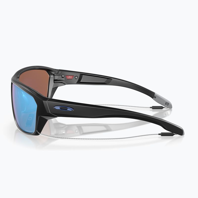 Okulary przeciwsłoneczne Oakley Split Shot matte black/prizm deep water polarized 3