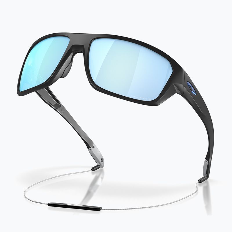 Okulary przeciwsłoneczne Oakley Split Shot matte black/prizm deep water polarized 4