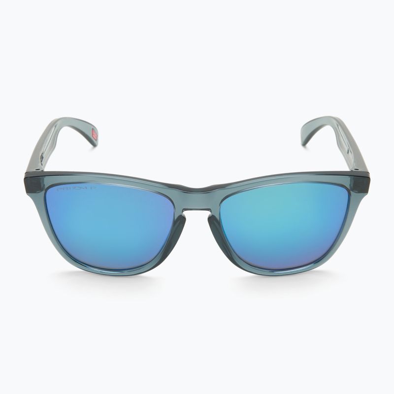 Okulary przeciwsłoneczne Oakley Frogskins crystal black/prizm sapphire polarized 3